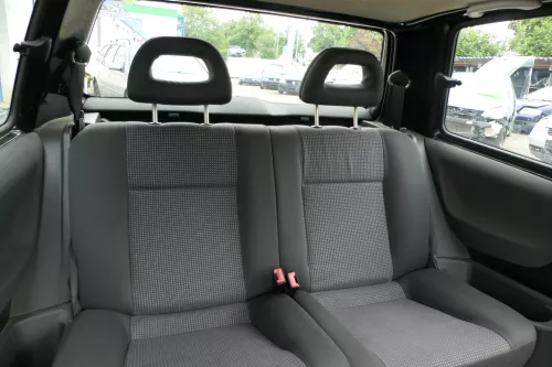 VW Lupo Seat Arosa Sitz Rückbank Sitzfläche für Kopfstützen schwarz (181094)