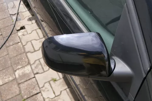 VW Polo 9N elektrischer Spiegel Außenspiegel rechts vorne schwarz LC9Z (181107)