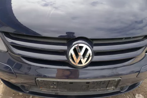 VW Golf Plus 5M Grill Kühlergrill VW Zeichen Logo blau LA5G bis ca. 2009 (181131)