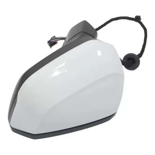 Q2 GA 81A Spiegel Außenspiegel links weiß LY9C anklappbar elektrisch +Glas  AZ1 (181187)