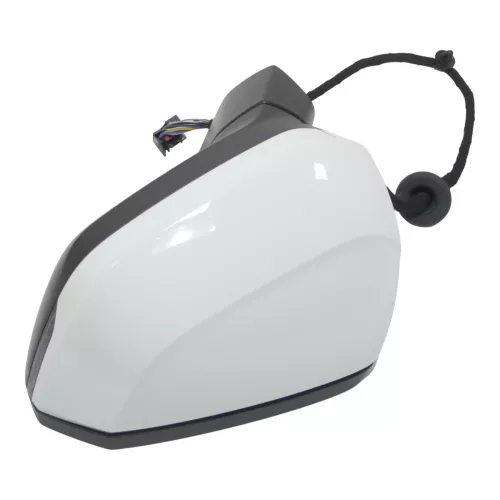 Q2 GA 81A Spiegel Außenspiegel links weiß LY9C anklappbar elektrisch +Glas  AZ1 (181187)
