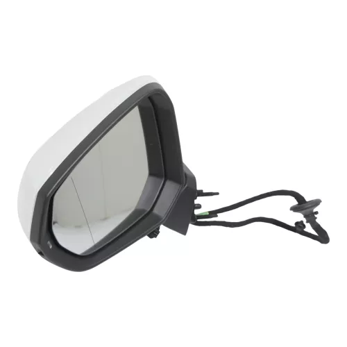 Q2 GA 81A Spiegel Außenspiegel links weiß LY9C anklappbar elektrisch +Glas  AZ1 (181187)