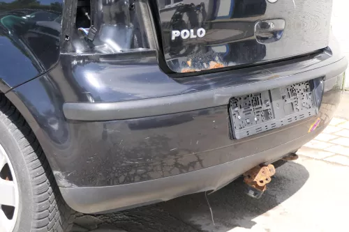 VW Polo 9N 9N3 Stoßstange Heckstoßstange hinten schwarz L041 (181214)