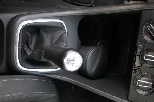 Polo 6R 6C Schaltknauf Schaltsack Schaltknüppel schwarz 5-Gang Leder  TOUR (181263)