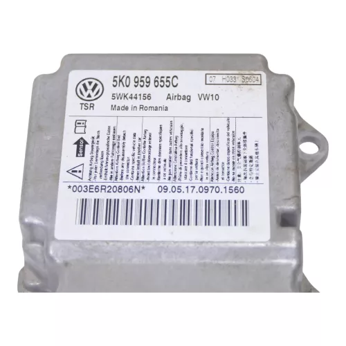 VW Golf 6 5K Steuergerät Airbagsteuergerät 5K0959655C 003 (181347)