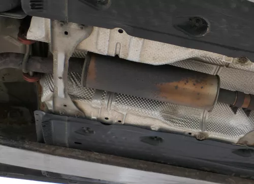 VW Golf Plus Auspuff Endschalldämpfer hinten 1,6  Motor BAG BLP BLF Mittelschal (181348)