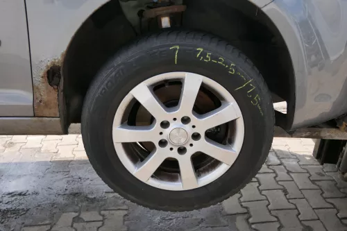 4x Golf 5 6 Alufelgen 195/65R15 91H Allwetterreifen Reifen 2x6mm KBA 47095  (181365)