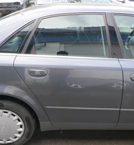 Audi A4 B6 8E nur Türblatt Tür hinten rechts grau LX7Z Kombi+Limo