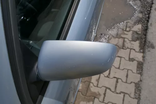Audi A4 B6 8E B7 Spiegel Außenspiegel links elektrisch verstellbar blau LY7R (181474)