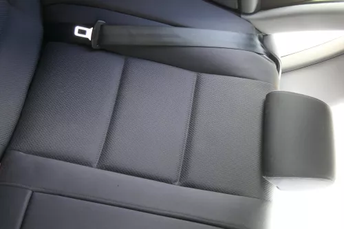 Audi A4 B6 B7 8E Limousine Sitz Rückbank hinten schwarz umklappbar blau maritim (181482)