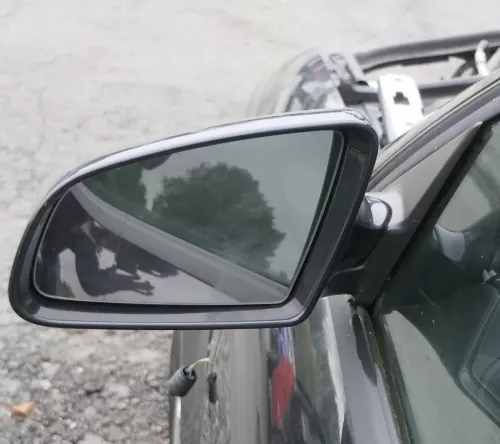 Audi A4 B6 8E B7 Spiegel Außenspiegel links elektrisch verstellbar schwarz LY9B (181517)