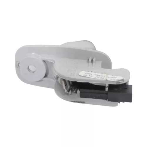 Audi A3 8P Sonnenblende rechts vorne 8P0857552A 9V4 silber grau beleuchtet (181530)