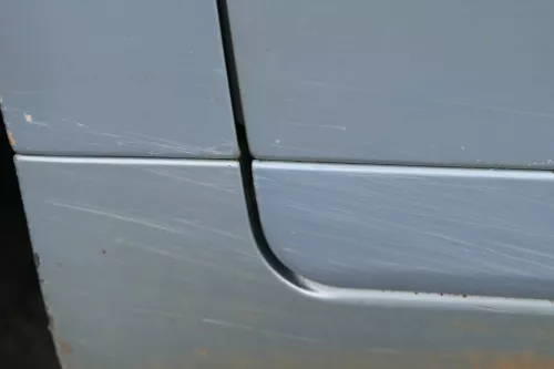 Audi A4 B7 8E Tür vorne links Kombi+Limo mit Rahmen blau LY5J (181537)