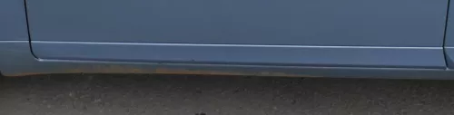 A4 B7 8E NUR Zierleiste Leiste Abdeckung Tür vorne links unten blau LY5J