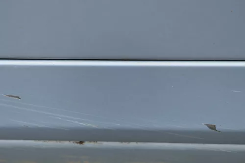 A4 B7 8E NUR Zierleiste Leiste Abdeckung Tür vorne links unten blau LY5J (181551)