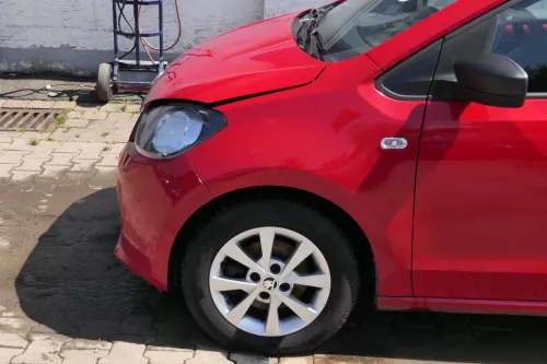 VW Up Seat Mii Kotflügel vorne links rot LY3D 1S0821105C / E original Blinker (181594)
