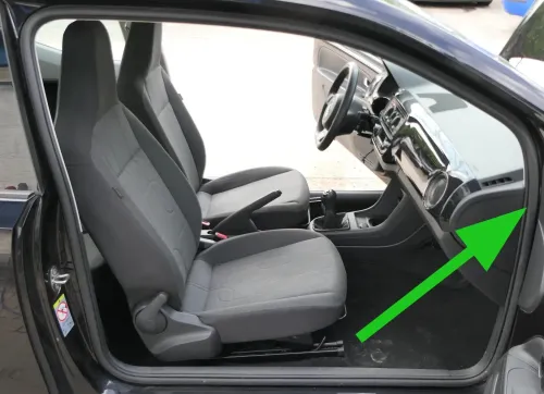 VW Up Citygo Türdichtung Dichtung Tür vorne rechts 1S3867912D 2/3-Türer (181623)