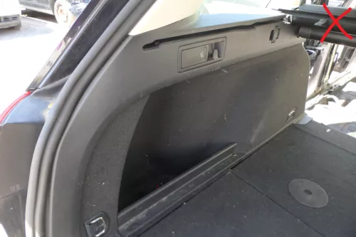 VW Passsat 3C B8 3G Kombi Abdeckung Verkleidung Kofferraum hinten links schwarz (181734)