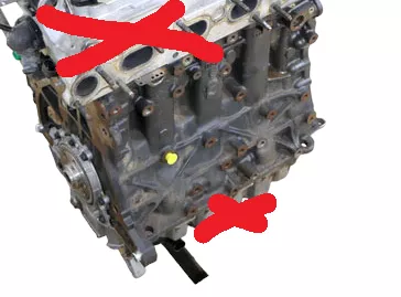 VW Touran Caddy Passat NUR BLOCK Motor DFCA 2,0 TDI - ohne Zylinderkopf (181792)