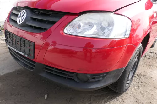 VW Fox 5Z Stoßstange vorne Stoßfänger rot LY3D mit Grill  (181805)