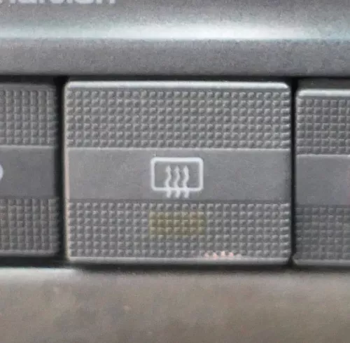 VW Golf 3 1E 4 Cabrio Schalter Heckscheibe Heizung hinten Scheibe 1E0959621 (182086)