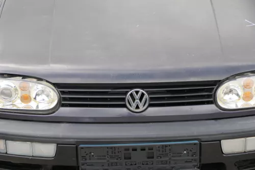 VW Golf 3 auch Cabrio Stoßstange vorne Stoßfänger vorn schwarz (182146)