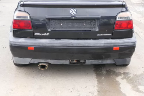 VW Golf 3 1H 1E Cabrio Limousine Stoßstange hinten Heckstoßstange schwarz LC9Z (182155)