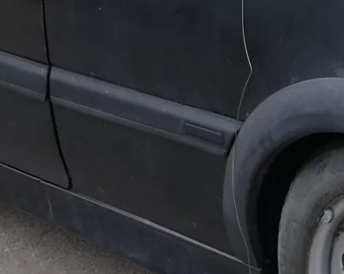 Golf 3 1E Cabrio Leiste Zierleiste Seite hinten links 2/3-Türer schwarz  Sport (182166)