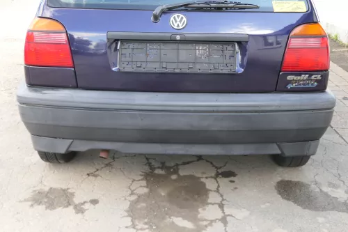VW Golf 3 1H 1E Cabrio Limousine Stoßstange hinten Heckstoßstange schwarz  (182175)