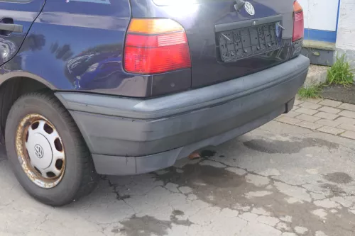 VW Golf 3 1H 1E Cabrio Limousine Stoßstange hinten Heckstoßstange schwarz  (182175)