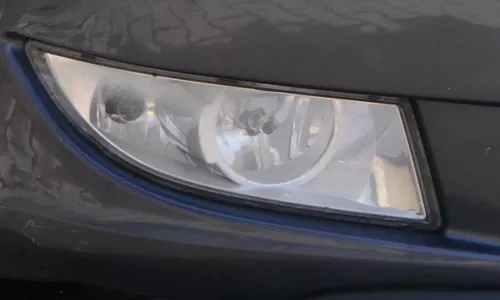 1x Skoda Fabia 5J Nebelscheinwerfer Nebelleuchte rechts+ Gitter Blende Abdeckung (182236)