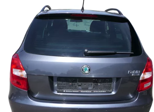 Fabia 5J Kombi Heckklappe hinten mit Scheibe grau LF8J ohneAnbauteile (182245)