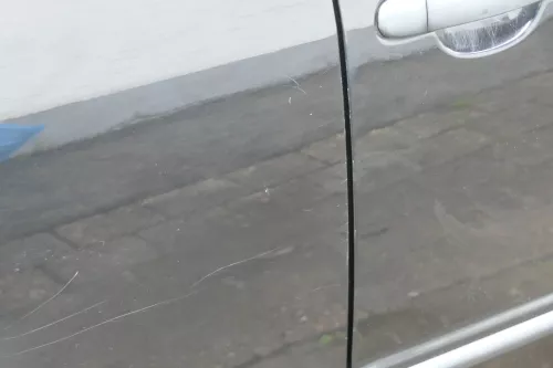 Skoda Fabia 6Y Limousine Schrägheck Tür hinten rechts schwarz LF9R (182295)