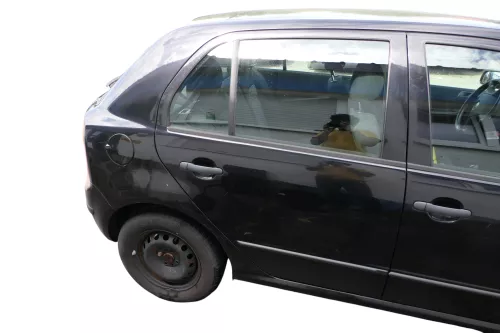 Skoda Fabia 6Y Limousine Schrägheck Tür hinten rechts schwarz LF9R (182295)