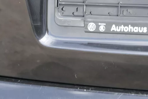 Skoda Fabia 6Y Schrägheck Stoßstange hinten Heckstoßstange schwarz LF9R (182298)