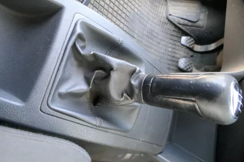 VW Polo 9N 9N3 Schaltknauf Schaltsack Schaltung 6Q1711113G Leder schwarz (182395)