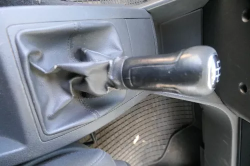 VW Polo 9N 9N3 Schaltknauf Schaltsack Schaltung 6Q1711113G Leder schwarz (182395)