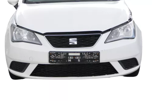 Seat Ibiza 6J Stoßstange Frontstoßstange vorne weiß LB9A Grill 6J0807217AT (182429)