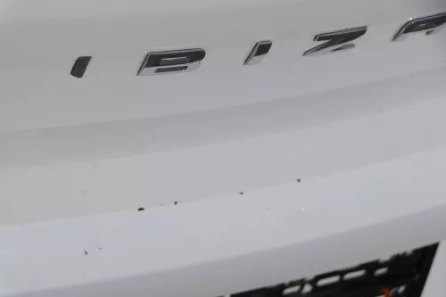 Seat Ibiza 6J Stoßstange Heckstoßstange hinten weiß LB9A 2/3-Türer (182455)