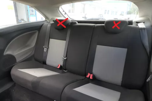 Seat Ibiza 6J Rückbank Rücksitzbank Sitz Sitzbank 3-Punkt Sitze -ohne Kopfstütze