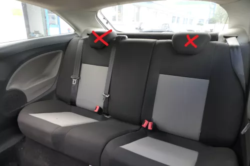 Seat Ibiza 6J Rückbank Rücksitzbank Sitz Sitzbank 3-Punkt Sitze -ohne Kopfstütze (182478)