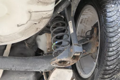 2x VW Polo 6R 6C 9N 9N3  Federn Fahrwerk Feder hinten (182523)