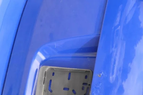 Skoda Fabia 5J Limousine Schrägheck Heckklappe hinten mit Scheibe blau LF5K (182554)