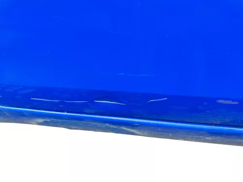 Skoda Fabia 5J Limousine Tür hinten rechts blau LF5K - Delle (182557)