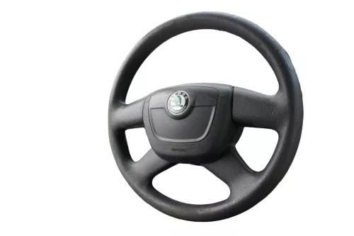 Skoda Superb Fabia 5J Lenkrad 4-Speichen 3T0419091   KEIN AIRBAG !!! (182566)