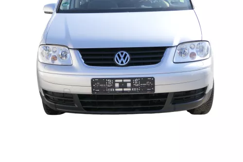 VW Touran 1T Stoßstange vorne Frontstoßstange Stoßfänger blau LB5N   SWR