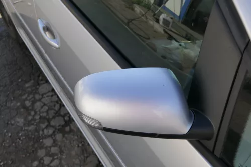 VW Touran 1T elektrischer Spiegel Außenspiegel beheizt rechts silber LA7W + Glas (182594)