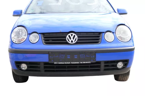 VW Polo 9N Stoßstange Frontstoßstange vorne blau LA5F (182728)