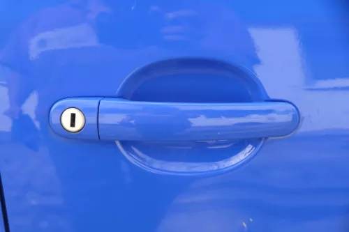 VW Polo 9N 9N3 Tür vorne rechts Beifahrertür 4/5-Türer blau LA5F ohneAnba (182732)