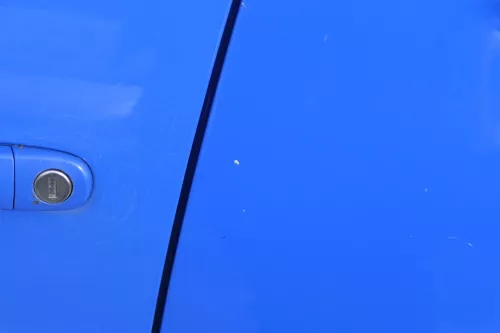 VW Polo 9N 9N3 Tür hinten links 4/5-Türer blau LA5F - ohne Anbauteile (182733)
